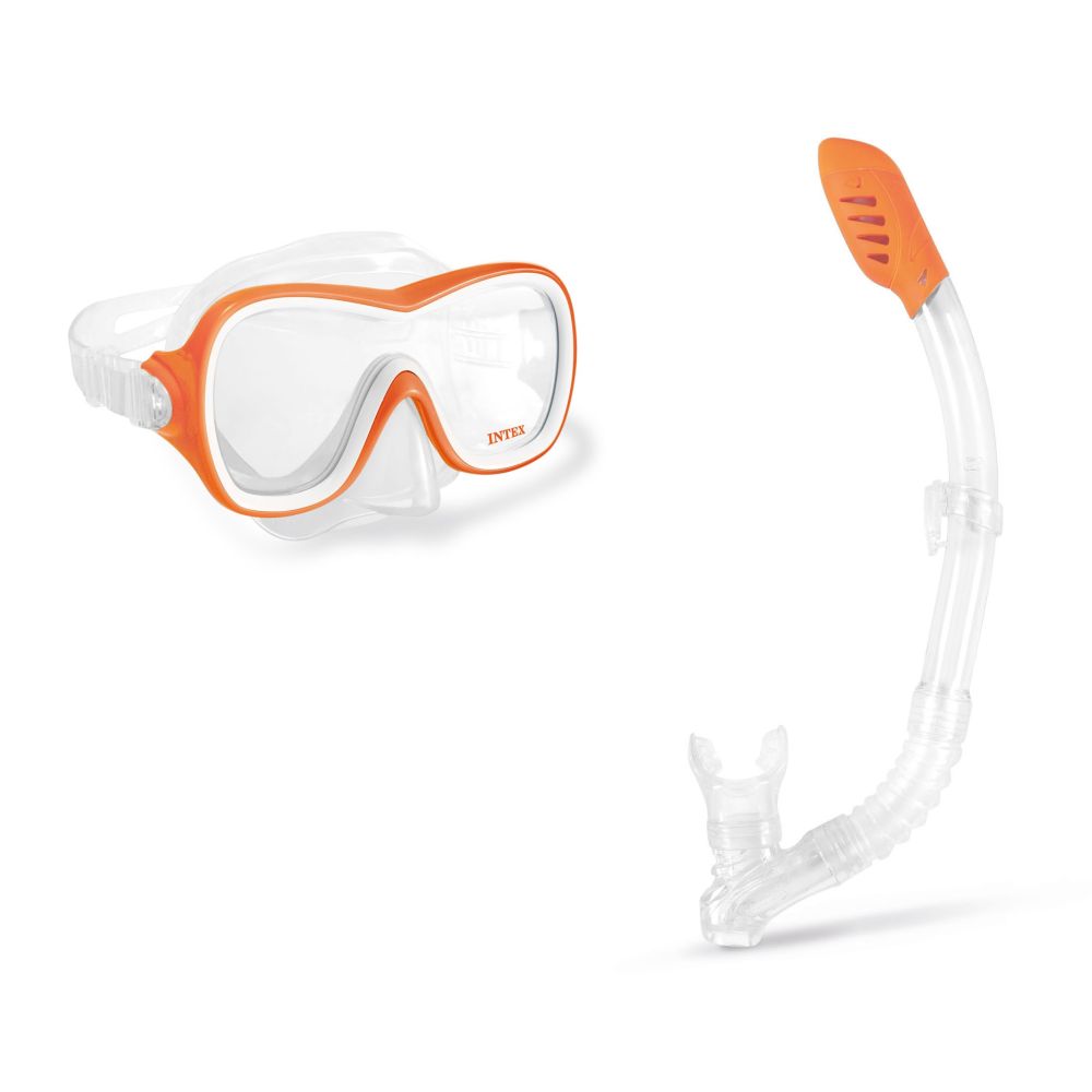 Набор для плавания: маска с трубкой, от 8 лет, WAVE RIDER SWIM SET Intex