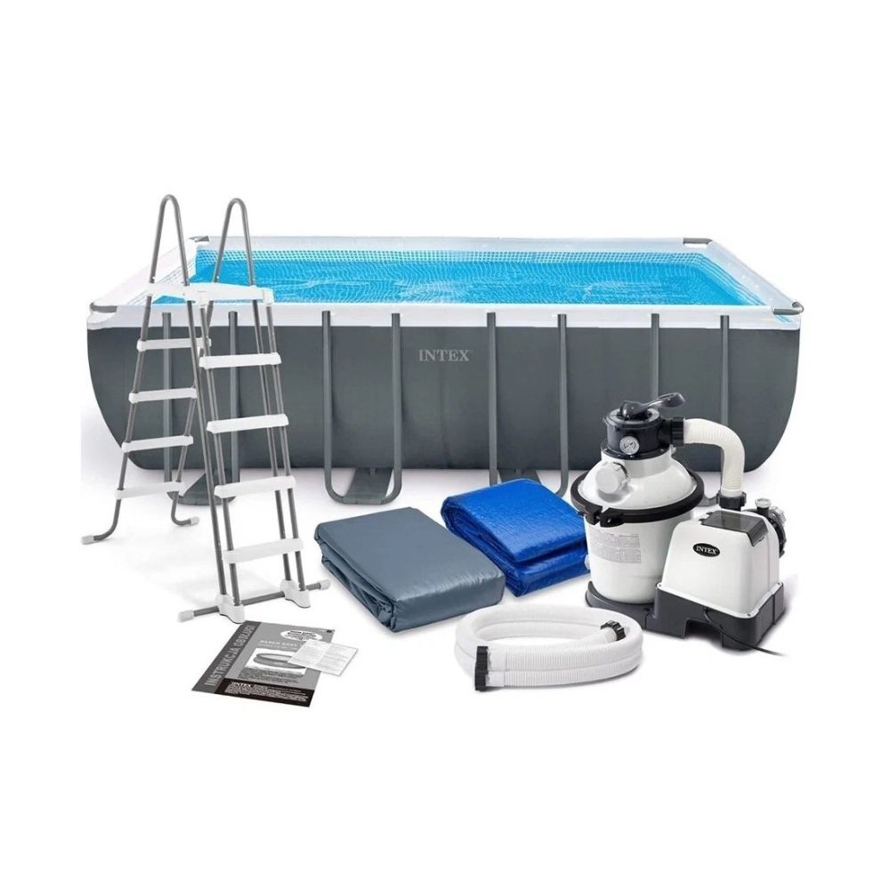 Бассейн каркасный прямоугольный 549х274х132см 17203л, ф.-н. 4545л/ч серии Ultra 26356 Intex