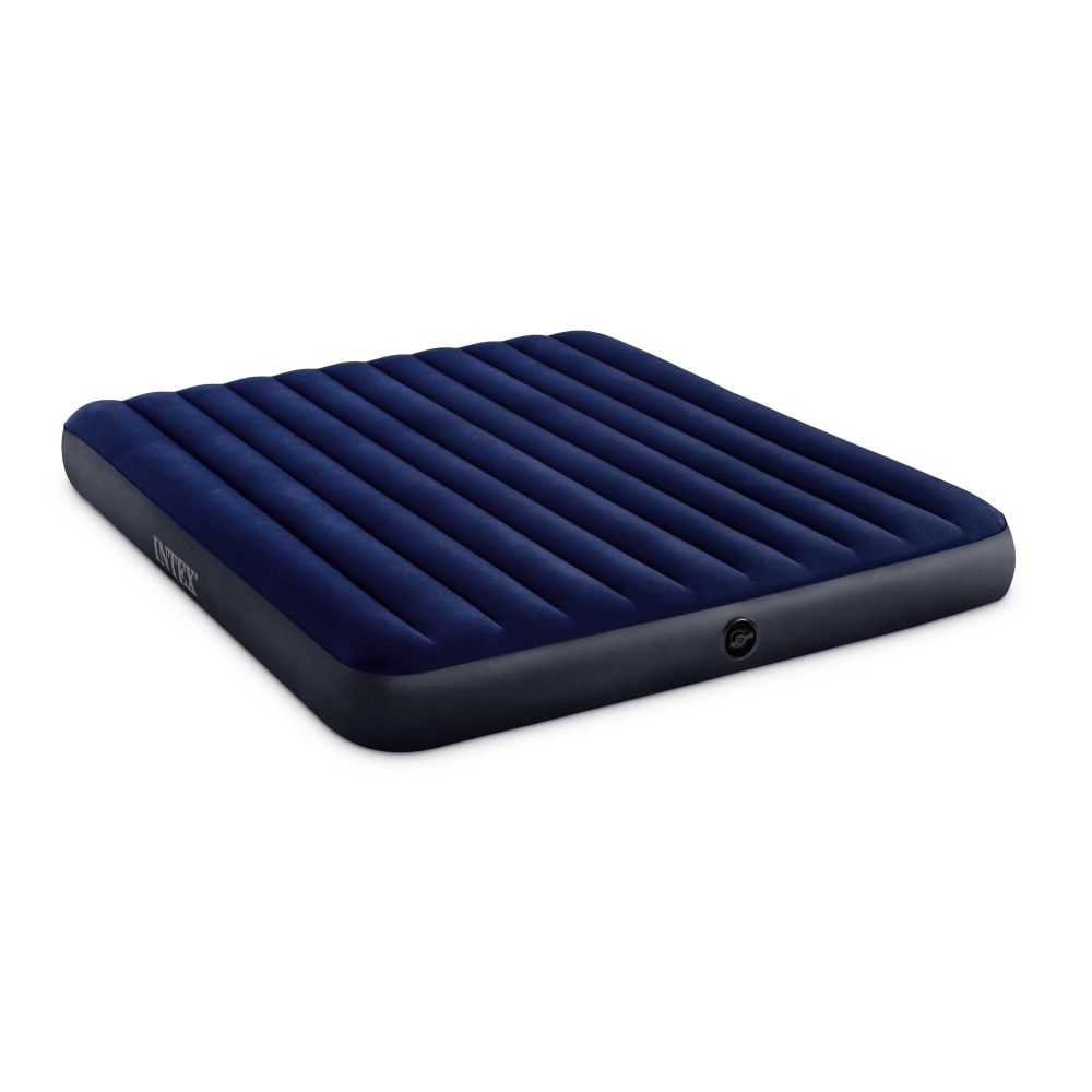 Матрас надувной 183x203x25см Classic Downy Air Mattress, Intex 